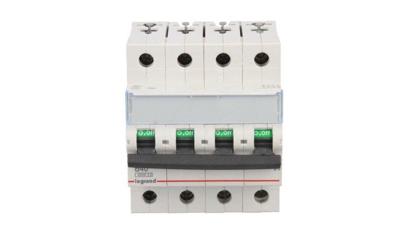 Wyłącznik nadprądowy 4P B 40A 6kA AC S304 TX3 403421 Wyłącznik nadprądowy 4P B 40A 6kA AC S304 TX3 403421