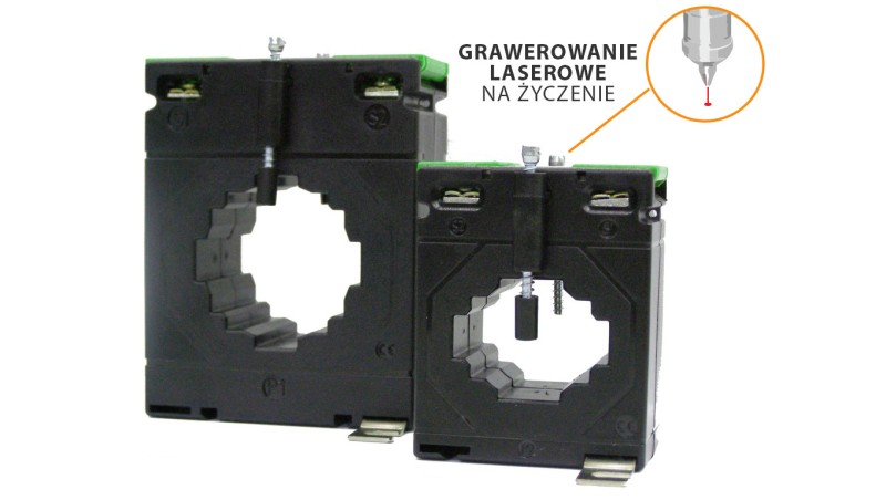 Przekładnik prądowy z otworem na szynę 50/21 (30) 100/5A klasa 0,5 LCTB 5021300100A55