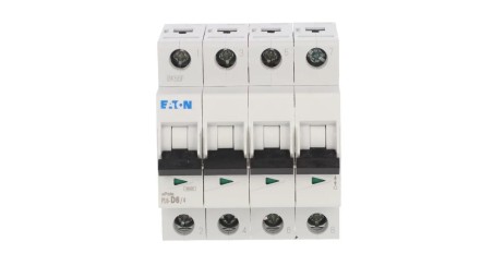 Wyłącznik nadprądowy 4P D 6A 6kA AC PL6-D6/4 166553