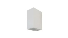 Oprawa ewelacyjna VT-7652 SLEEK GU10 WALL FITTING(ALUMINUM) SQUARE-WHITE BODY,2 WAY IP44 7541