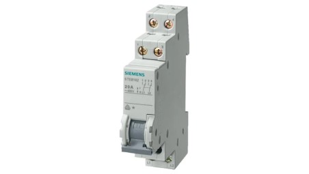 Przełącznik modułowy kontrolny 2-pozycyjny (I-II) 400V AC 20A 2CO 5TE8162