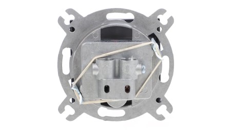 MINI Gniazdo antenowe RTV-SAT końcowe 1,5dB czarny mat 12MGS