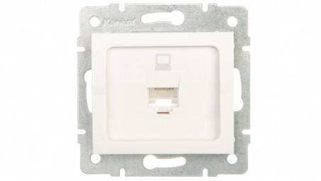 LOGI Gniazdo komputerowe pojedyncze (RJ45Cat 5e Jack) Biały 021390002 25108
