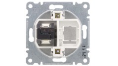 Lumina Gniazdo komputerowe pojedyncze RJ45 kat.5e UTP czarne WL2113