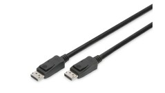 Kabel połączeniowy DisplayPort 8K 30Hz UHD Typ DP/DP M/M czarny 3m AK-340106-030-S