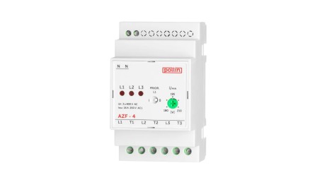 Automatyczny przełącznik faz z regulacją 16A 250V TH35 AZF-4