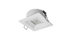 Oprawa awaryjna LOVATO P ECO LED 1W 120lm (opt. otwarta) 1h jednozadaniowa biała LVPO/1W/E/1/SE/AT/WH