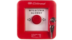 Wyłącznik alarmowy z zamkiem 2Z 12A /WYŁĄCZNIK GŁÓWNY/ IP55 WGZp-2s 921541