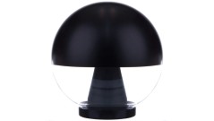 Oprawa ogrodowa parkowa LED SFERA kula fi 250mm czarno-transparentna IP44 4000K 8W 263lm