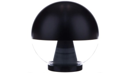 Oprawa ogrodowa parkowa LED SFERA kula fi 250mm czarno-transparentna IP44 4000K 8W 263lm