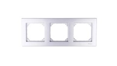 Merten M-Plan Ramka potrójna aluminium MTN486360