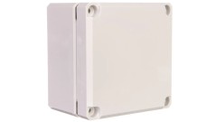 Obudowa Cubo D 80x82x56mm IP67 boki gładkie pokrywa szara PC DPCP080806G