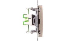 AS Gniazdo komputerowe pojedyncze RJ45 kat.5e MMC satyna light GPK-1G/K/m/45