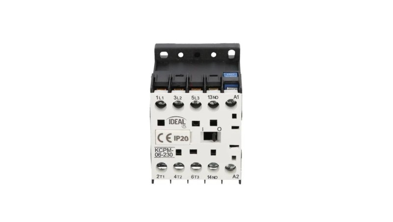 Stycznik mocy 6A 3P 230V AC 1Z KCPM-06-230 24090 Stycznik mocy 6A 3P 230V AC 1Z KCPM-06-230 24090