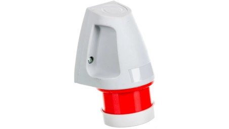 Wtyczka stała 16A 3P+N+Z 400V czerwona IP44 MINI WSM 16 5 922060