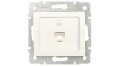 LOGI Gniazdo komputerowe pojedyncze (RJ45Cat 5e Jack) Biały 021390002 25108