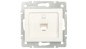 LOGI Gniazdo komputerowe pojedyncze (RJ45Cat 5e Jack) Biały 021390002 25108 LOGI Gniazdo komputerowe pojedyncze (RJ45Cat 5e Jack) Biały 021390002 25108