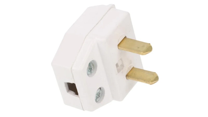 Wtyczka kątowa 24V z płaskimi bolcami 10A 2P 96-000-10\P01 Wtyczka kątowa 24V z płaskimi bolcami 10A 2P 96-000-10\P01