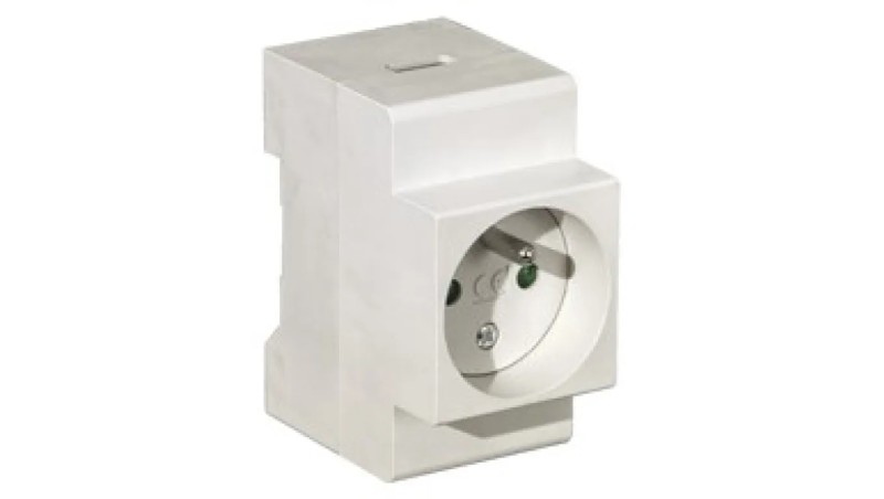 Gniazdo na szynę TH z uziemieniem 16A/250V M.06-16A/250V Gniazdo na szynę TH z uziemieniem 16A/250V M.06-16A/250V