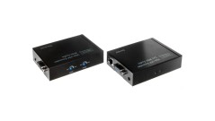 Przedłużacz/extender VGA 1920x1200 po skrętce kat.5e UTP, do 300m z audio /miniJack/ DS-53400