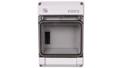 Rozdzielnica natynkowa KV 1x6 modułów IP65 z zaciskami PE/N KV PC 9106 61001102