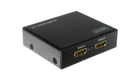 Rozdzielacz/Splitter HDMI 4K Ultra HD 3D, HDCP, 1/2-portowy DS-46304