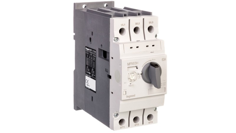 Wyłącznik silnikowy 3P 30kW 45-63A MPX3 63H 417368 Wyłącznik silnikowy 3P 30kW 45-63A MPX3 63H 417368