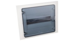 Rozdzielnica modułowa 1x12 podtynkowa IP40 Golf (drzwi transparentne) VF112TD