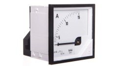 Amperomierz analogowy 72x72mm 15/5A N IP50 E408 pozycja pracy C3 K=90 st. bez atestu KJ EA17N E40800000000