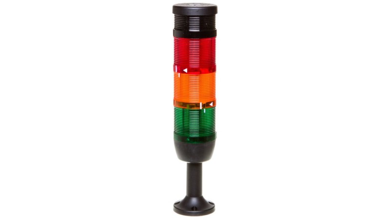 Kolumna sygnalizacyjna kompletna 70mm, 3 człony 24V DC czerwony błysk-żółty-zielony+buzzer TK-IK73F024ZM01 Kolumna sygnalizacyjna kompletna 70mm, 3 człony 24V DC czerwony błysk-żółty-zielony+buzzer TK-IK73F024ZM01