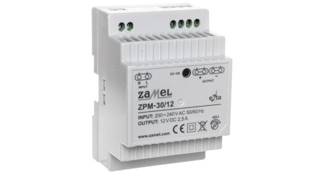 Zasilacz impulsowy TH-35 30W 12V DC ZPM-30/12 EXT10000208