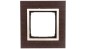 Simon 54 Nature Ramka pojedyncza drewno ZŁOTE WENGE DRN1/85