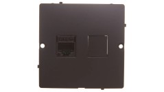 Simon Basic Gniazdo komputerowe RJ45 pojedyncze kategoria 5e (moduł) grafit matowy BMF51.02/28