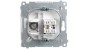 Simon Basic Gniazdo antenowe typu F + komputerowe RJ45 kat.6 białe BMAFRJ45.01/11 Simon Basic Gniazdo antenowe typu F + komputerowe RJ45 kat.6 białe BMAFRJ45.01/11