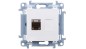 Simon 10 Gniazdo komputerowe pojedyncze RJ45 kat.6 ekranowane biały C61E.01/11 Simon 10 Gniazdo komputerowe pojedyncze RJ45 kat.6 ekranowane biały C61E.01/11