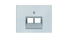 K.5 Element centralny do gniazda UAE RJ11 RJ12 RJ45 kat.3, 5e, 6 45st stal szlachetna nierdzewna 14097004