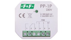 Przekaźnik elektromagnetyczny 1P 16A 250V AC PP-1P-230V