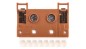 Blok samozacisków 63A QC brązowy 10 przyłączy 33x45x45mm KN10P Blok samozacisków 63A QC brązowy 10 przyłączy 33x45x45mm KN10P
