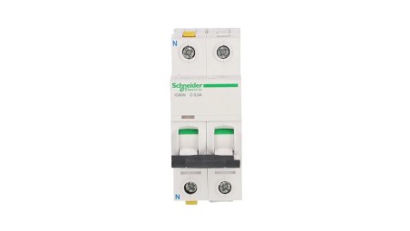 Wyłącznik nadprądowy 1P+N C 0,5A 6kA AC iC60N-C0,5-1N A9F04670