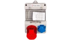 Zestaw zasilający 32A/400V 4P + 10/16A 250V + płytka odgałęźna 5x6mm2 6165-130