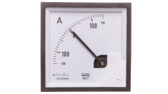 Amperomierz analogowy 72x72 N IP50 BB17 +/-150A/+-60mV pozycja pracy C3 K=90 st. bez atestu KJ MA17N BB1700000000