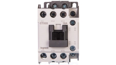 Stycznik mocy 18A 3P 24V AC 1Z 1R CTX3 416100