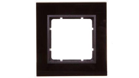 Berker B7 GLAS Ramka pojedyncza pozioma/ pionowa szklana antracytowa 10116616