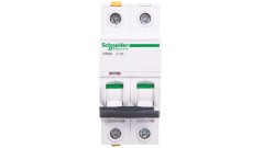 Wyłącznik nadprądowy 2P C 1A 10kA AC iC60H-C1-2 A9F07201