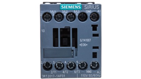 Stycznik mocy 12A 3P 110V AC 1Z 0R S00 3RT2017-1AF01
