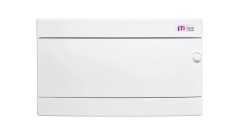 Rozdzielnica modułowa 1x18 natynkowa drzwi białe / IP 40 400V AC / ECT18PO-s 001101071