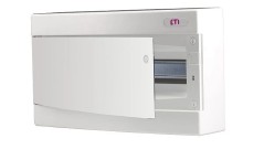 Rozdzielnica modułowa 1x18 natynkowa drzwi białe / IP 40 400V AC / ECT18PO-s 001101071