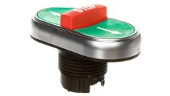 Napęd przycisku potrójny zielony/czerwony /STRZAŁKI GÓRA DÓŁ STOP/ z samopowrotem LPCB7355