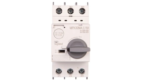 Wyłącznik silnikowy 3P 0,16A wyzwalacz magnetyczny MPX3 32H 417340