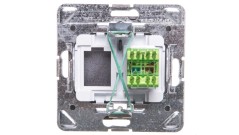 IMPRESJA Gniazdo komputerowe pojedyncze RJ45 kat.5e MMC antracyt GPK-1Y/K/m/50